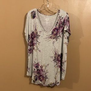 Maurices 24/7 Floral Top